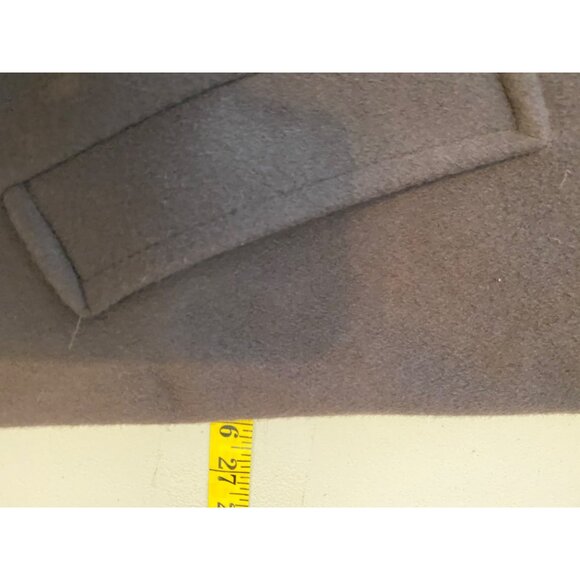 Vintage Forecaster of Boston Over Coat 100% Brown Wool 47" Long Size 16 - Picture 8 of 10